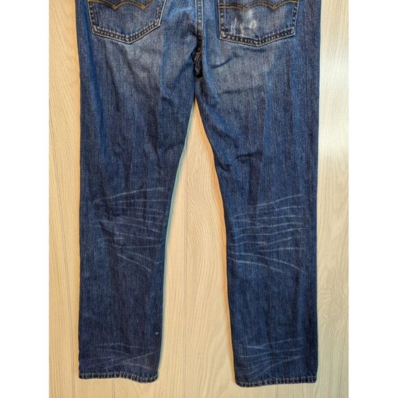 Distressed American Eagle Outfitters Men's Jeans Size 30x32 Original Straight - Picture 6 of 12